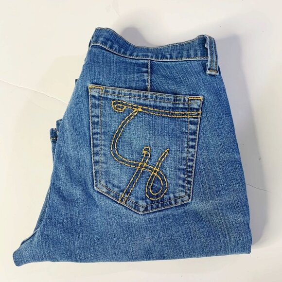 Vintage Y2K Tommy Hilfiger Embroidered Pocket Jeans - Picture 1 of 12